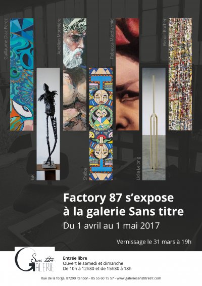 affiche exposition galerie sans titre