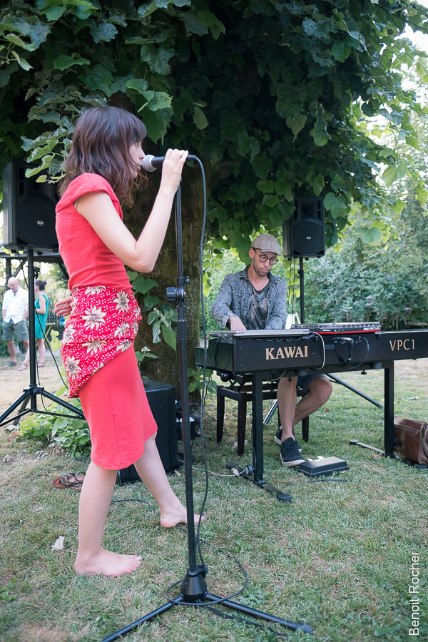 Concert de SmoothieXL - Vernissage exposition factory 87 jardin des lys aout 2018