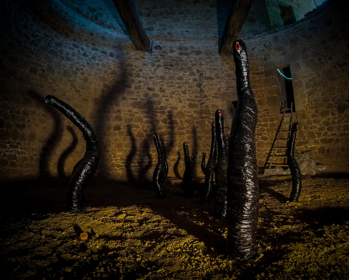 G.R donjon - Exposition Factory 87 - Donjon de Bridiers, La Souterraine