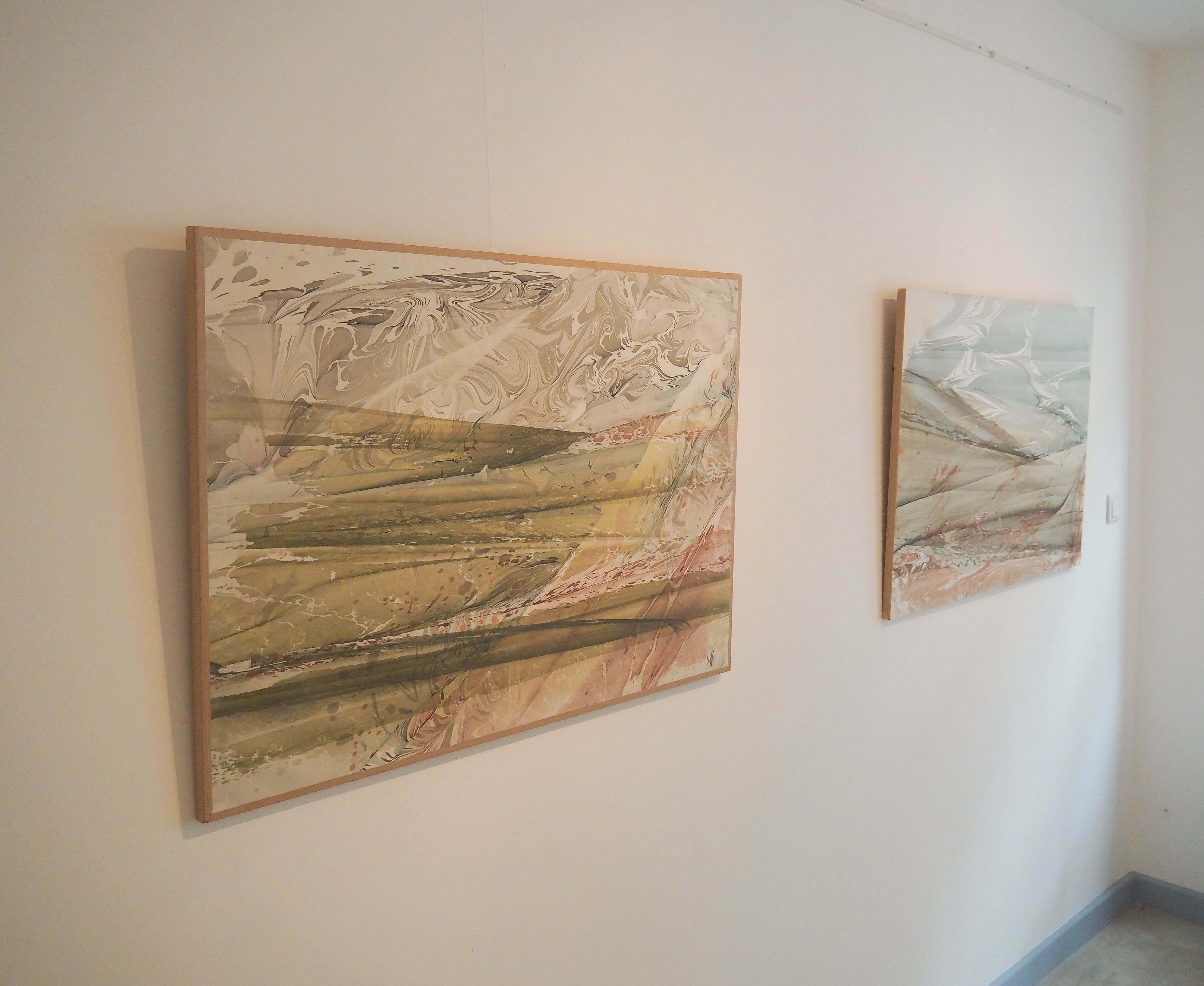 2 grands formats - Exposition Marie José Felgines - Galerie Sans Titre - 2018